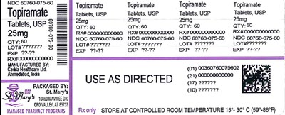 Top (Topiramate 60760 075 60)
